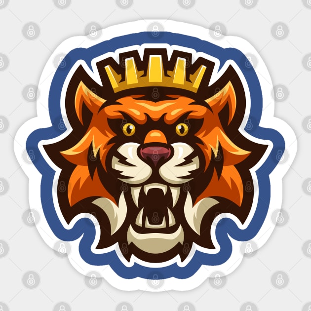 Tiger Sticker by mightyfire